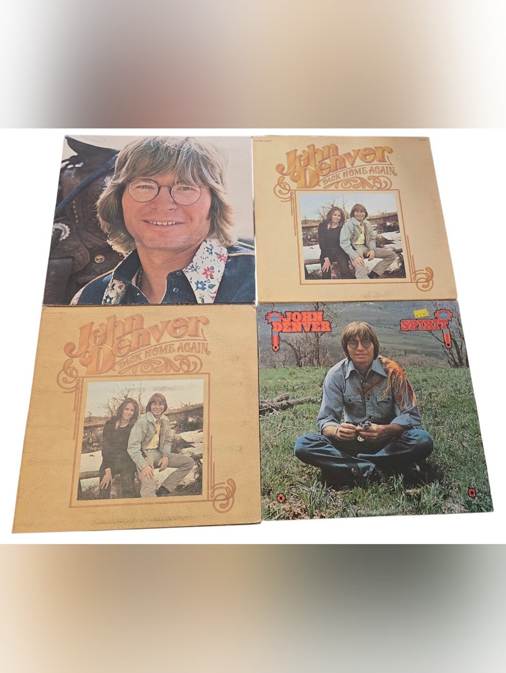 John Denver Vinyl Set Of Four
